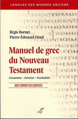 MANUEL DE GREC DU NOUVEAU TESTAMENT