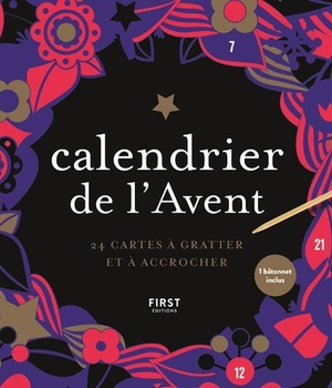 24 CARTES A GRATTER ET A ACCROCHER - CALENDRIER DE L'AVENT