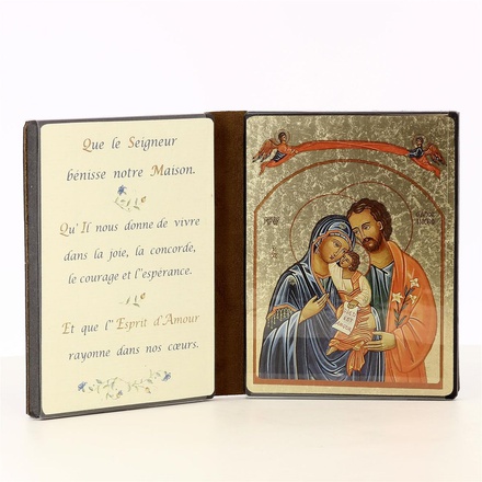 LA SAINTE FAMILLE/BENEDICTION MAISON - DIPTYQUE 13X19 CM