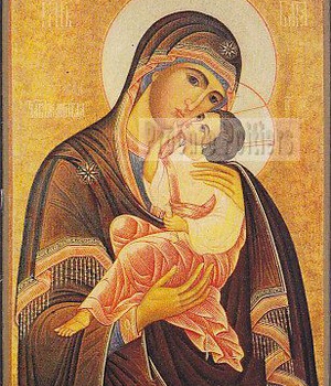 MARIE QUI AIME L'HUMANITE - ICONE CLASSIQUE 14,8X10,6 CM - 123.72