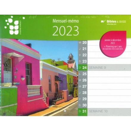 CALENDRIER MENSUEL-MEMO 2023