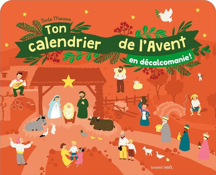 TON CALENDRIER DE L'AVENT EN DECALCOMANIE