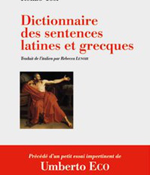 DICTIONNAIRE DES SENTENCES LATINES ET GRECQUES