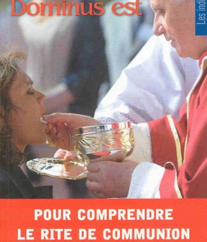 DOMINUS EST - POUR COMPRENDRE LE RITE DE COMMUNION PRATIQUE PAR BENOIT XVI