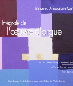 JS BACH VOL 3 INTEGRALE DE L' OEUVRE D'ORGUE