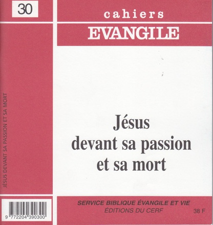CE-30. JESUS DEVANT SA PASSION ET SA MORT