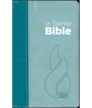 BIBLE SEGOND NEG COMPACTE - COUVERTURE SOUPLE, VIVELLA DUO BLEU LAGON ET BLEU CIEL