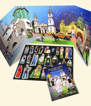 EN AVANT NOEL AVEC MERE TERESA - CALENDRIER DE L'AVENT AVEC STICKERS ET SON LIVRET D'ACCOMPAGNEMENT