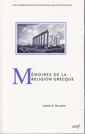 MEMOIRES DE LA RELIGION GRECQUE