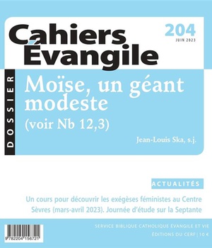 MOISE UN GEANT MODESTE CAHIERS EVANGILE 204