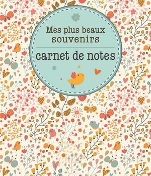 CARNET DE NOTES - MES PLUS BEAUX SOUVENIRS