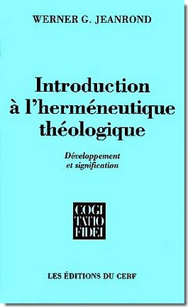INTRODUCTION A L'HERMENEUTIQUE THEOLOGIQUE