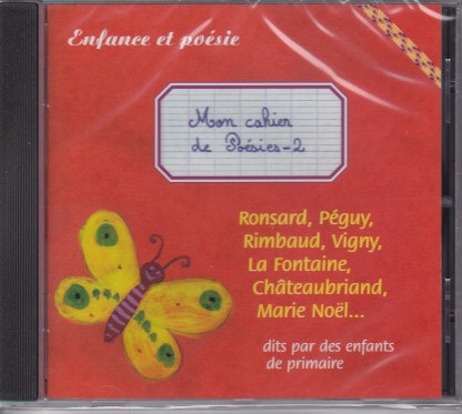 MON CAHIER DE POESIES VOL 2 CD NDSP