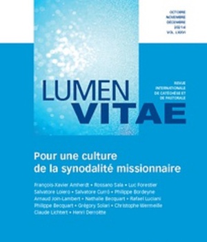 POUR UNE CULTURE DE LA SYNODALITE MISSIONNAIRE, REVUE LUMEN VITAE 2021-4, VOL 76
