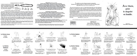 DEPLIANT ROSAIRE 3A - PRIER LE CHAPELET EN FAMILLE