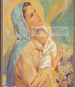 VIERGE DES PAUVRES - ICONE CLASSIQUE 14,3X10,6 CM - 720.72