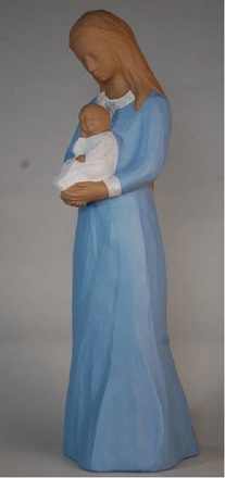 STATUE NUIT DE LUMIERE - NOTRE DAME DE LA CONFIANCE 25CM