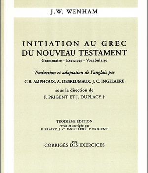 INITIATION AU GREC DU NOUVEAU TESTAMENT