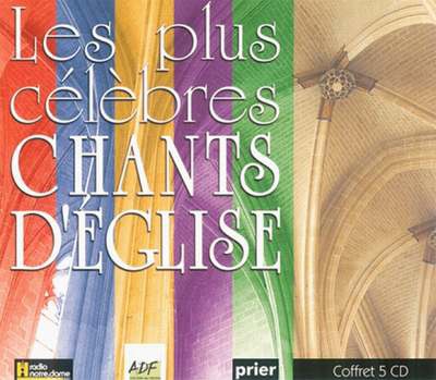 LES PLUS CELEBRES CHANTS EGLISE COFFRET 5 CD
