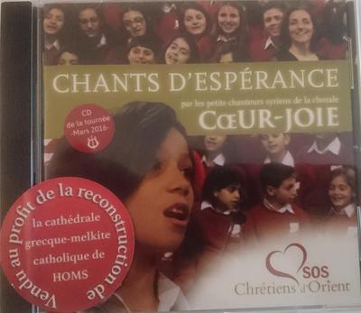 CD - CHANTS D'ESPERANCE PAR LES PETITS CHANTEURS SYRIENS DE LA CHORALE COEUR-JOIE