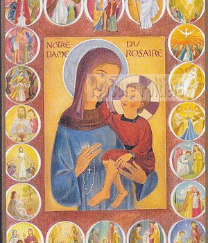 ICONE MEDIA 10X15 ND DU ROSAIRE  NDSP