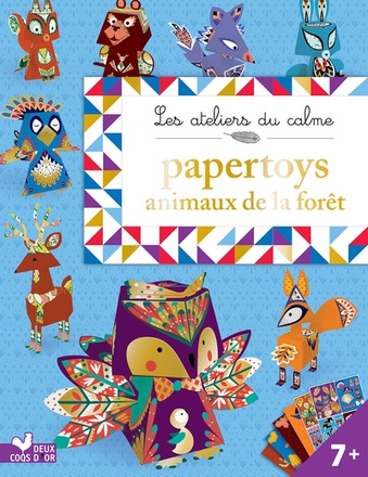 PAPERTOYS ANIMAUX DE LA FORET - POCHETTE AVEC ACCESSOIRES