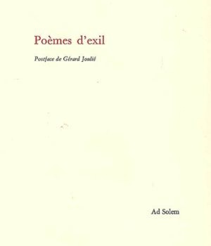 POEMES D'EXIL