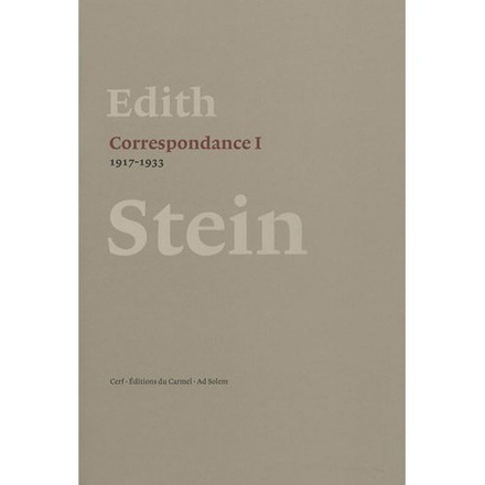 CORRESPONDANCE I