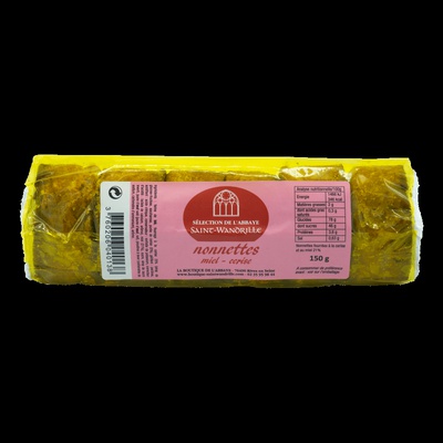 NONNETTES MIEL CERISE X 6, SACHET DE 150 G