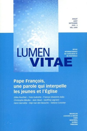 REVUE INTERNATIONALE DE CATECHESE ET DE PASTORALE - NUMERO 75 PAPE FRANCOIS, UNE PAROLE QUI INTERPEL