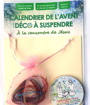 CALENDRIER DE L'AVENT A COLORIER - A LA RENCONTRE DE JESUS