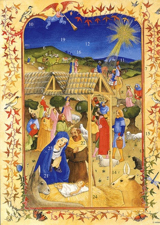 CALENDRIER DE L AVENT ADORATION DES BERGERS ADAM