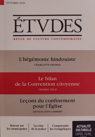 ETUDES 4275 - OCTOBRE