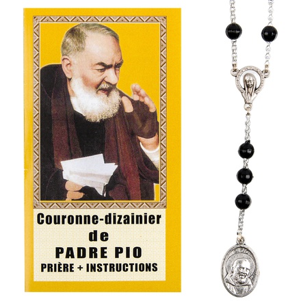 CHAPELET DE DEVOTION PADRE PIO AVEC NOTICE EXPLICATIVE