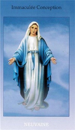 LIVRET DE NEUVAINE A L'IMMACULEE CONCEPTION
