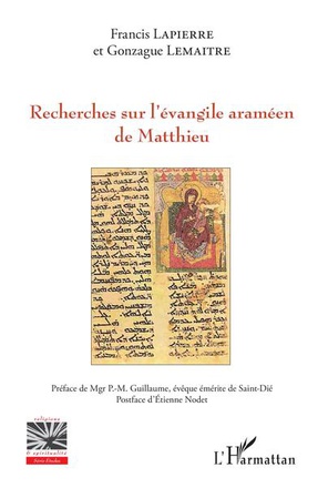 RECHERCHES SUR L'EVANGILE ARAMEEN DE MATTHIEU
