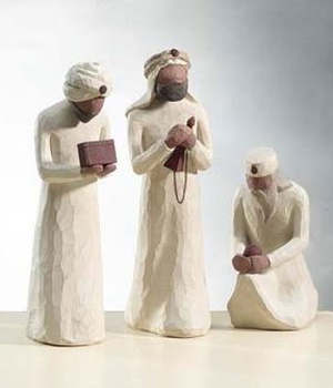 LOT ROIS MAGES CRECHE (3 PIECES) NDSP