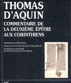 COMMENTAIRE DE LA DEUXIEME EPITRE AUX CORINTHIENS