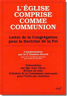 L'EGLISE COMPRISE COMME COMMUNION