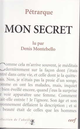 FRANCOIS PETRARQUE : MON SECRET