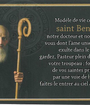 CARTE SAINT BENOIT (PAR LOT DE 20)