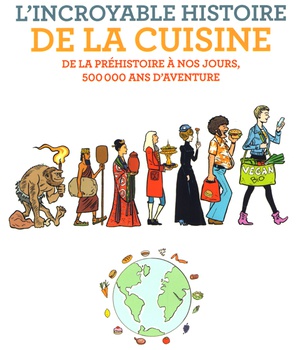 L'INCROYABLE HISTOIRE DE LA CUISINE - DE LA PREHISTOIRE A NOS JOURS, 500 000 ANS D'AVENTURE