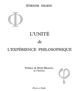 L'UNITE DE L'EXPERIENCE PHILOSOPHIQUE