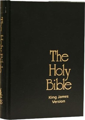 BIBLE KING JAMES VERSION ANGLAIS, RIGIDE, NOIRE, COMPACTE