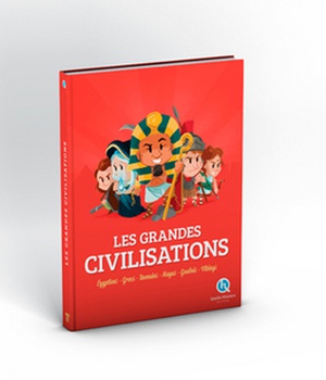 LES GRANDES CIVILISATIONS - EGYPTIENS - GRECS - ROMAINS - MAYAS - GAULOIS - VIKINGS