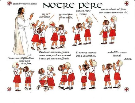 NOTRE PERE TUTOIEMENT (A L'UNITE) CARTE POSTALE