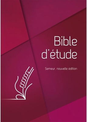 BIBLE D ETUDE, VERSION DU SEMEUR - COUVERTURE RIGIDE ROUGE, TRANCHE BLANCHE