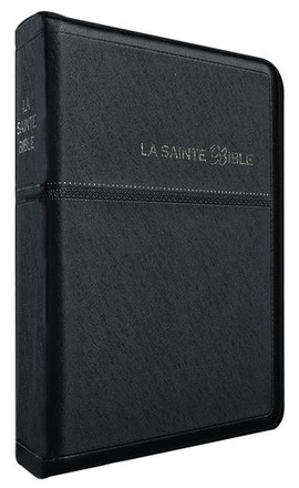 BIBLE SEGOND - NOIRE, ONGLETS, ZIP