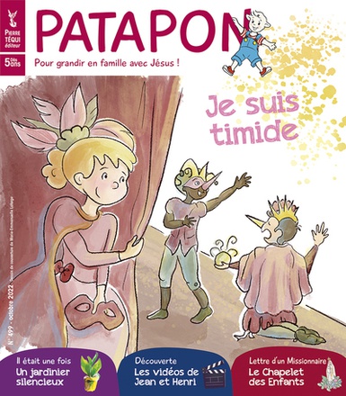 PATAPON OCTOBRE 2022 N 499 - JE SUIS TIMIDE - EDITION ILLUSTREE