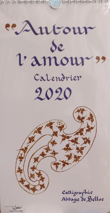CALENDRIER 2020 AUTOUR DE L'AMOUR 16 X 30 CM - ( NDSP - DPTS )
